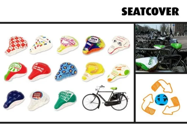 Fietszadelhoes van gerecycled PVC