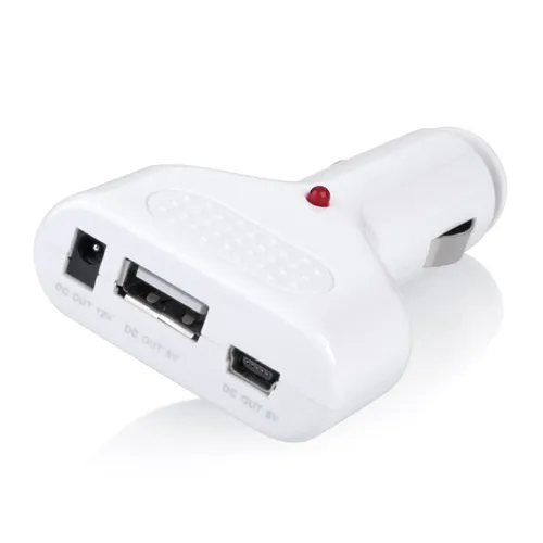 Compacte dubbele USB-autolader