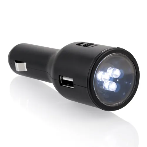 USB-autolader met ingebouwde ledlampjes