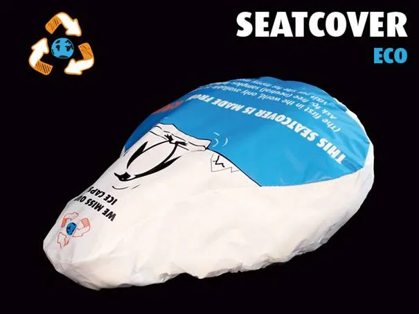 Fietszadeldekje van gerecycled PVC