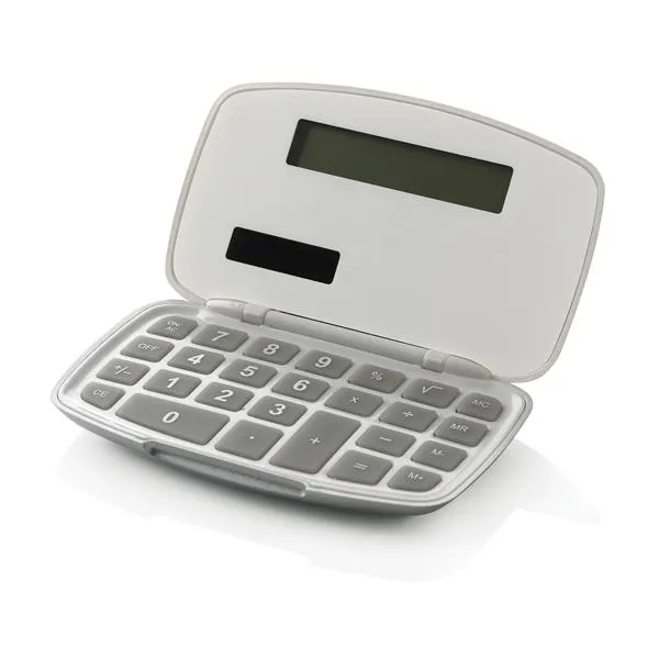 Compacte rekenmachine met zwart reisetui