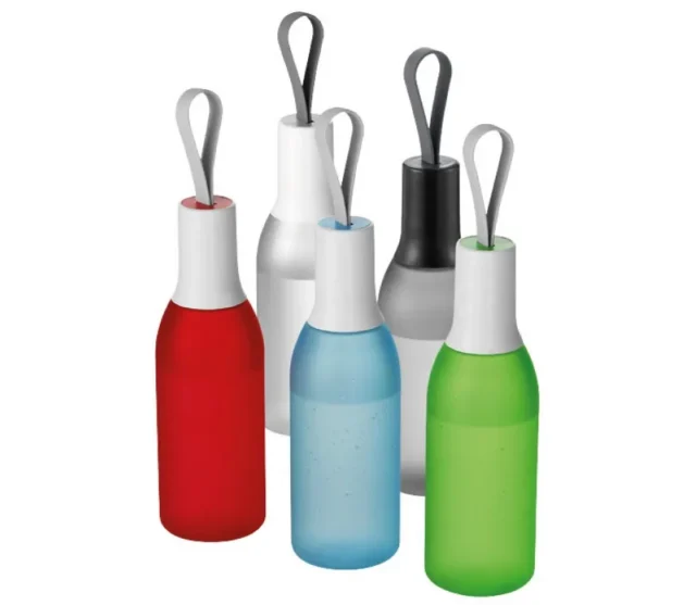 Tritan drinkfles met siliconenband