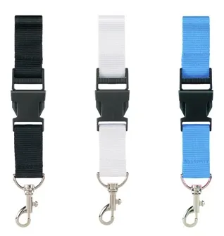 Lanyard met buckle en karabijnhaak