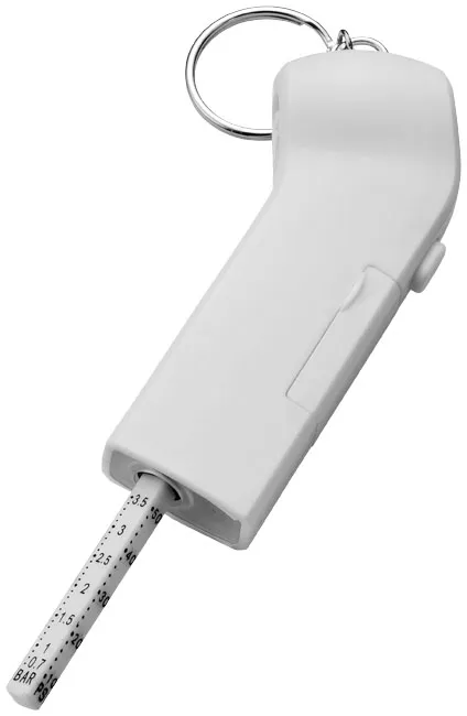 Handi sleutelhanger met lampje en bandspanningsmeter