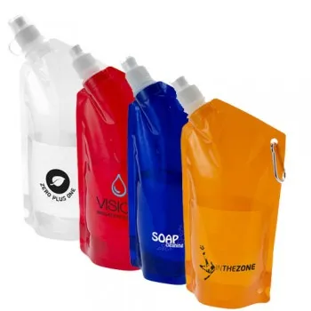 Transparante Cabo waterzak met drinktuit en karabijnhaak