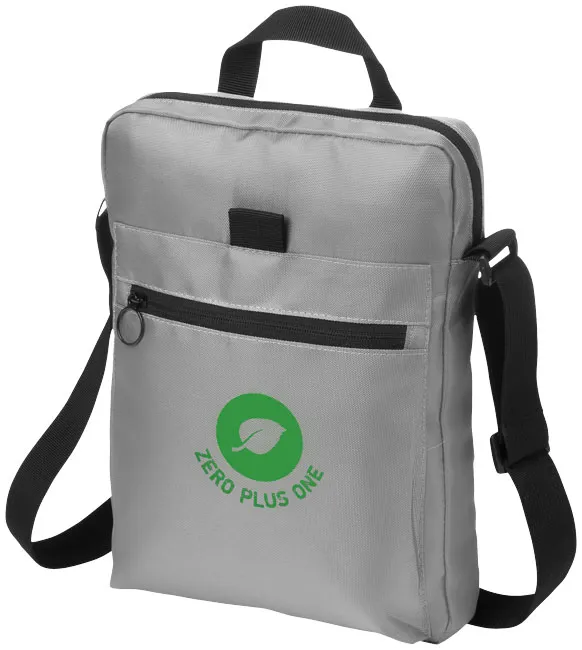 Yosemite PVC-vrije tabletschoudertas met ritsvakken