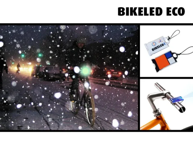 Bikeled ECO fietslampje met full colour bedrukking