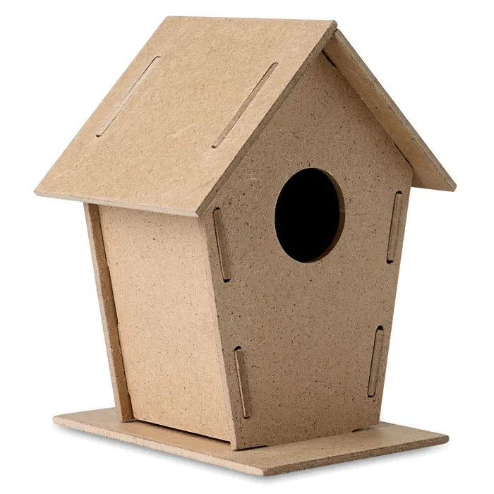 Vogelhuisje van MDF uit bouwpakket