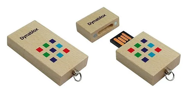 Houten USB stick Eco Wood met magnetisch dopje