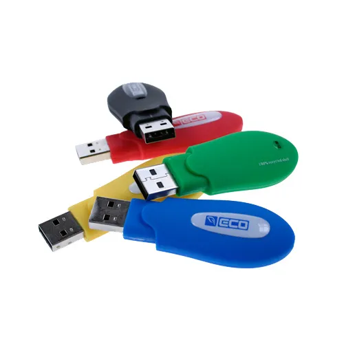 Matte USB stick van gerecycled plastic