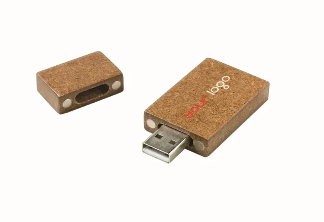 USB stick FlashDrive Paper van gerecycled papier met dopje