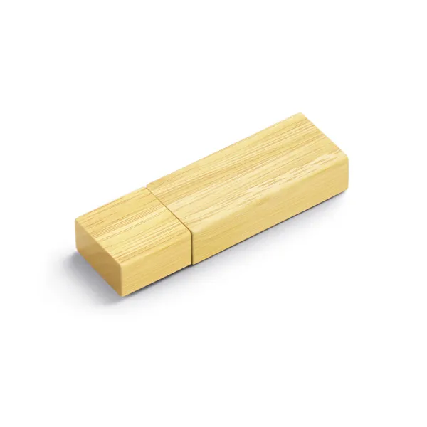 USB stick met behuizing van bamboe