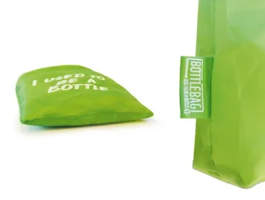 BottleBag tas gemaakt van gerecyclede plastic flessen