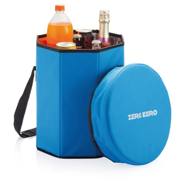 Opvouwbare Cooler Seat koeltas in blauw