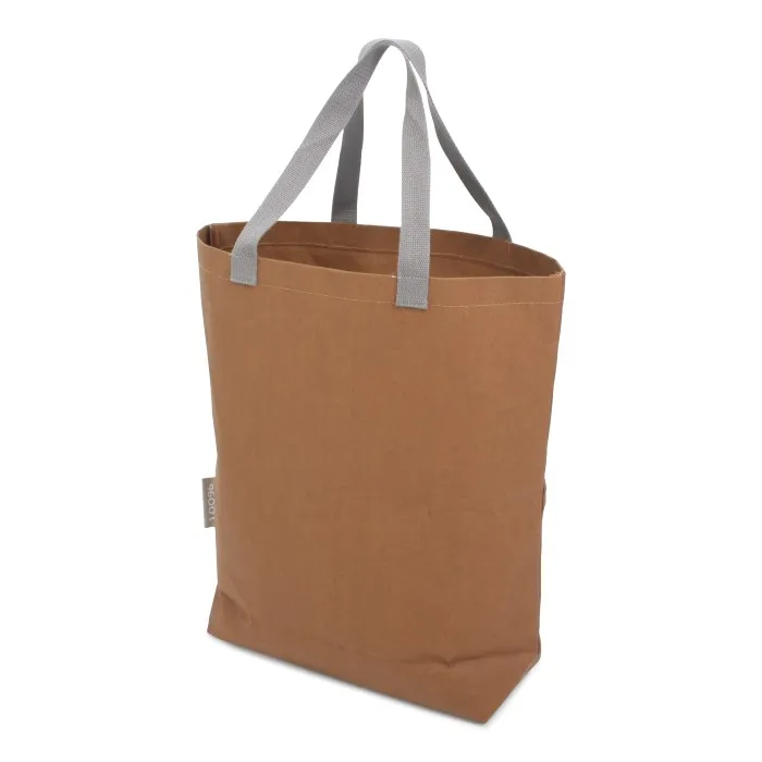 Bruine Washed Kraft paperbag van gewassen kraftpapier