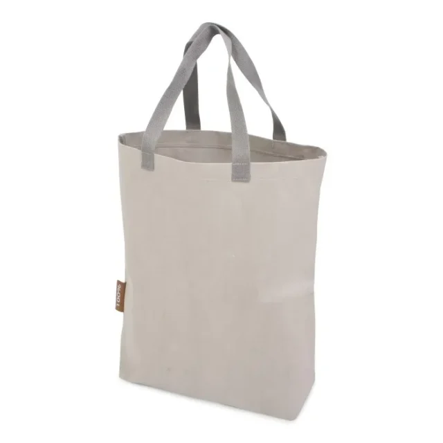Grijze Washed Kraft paperbag van gewassen kraftpapier