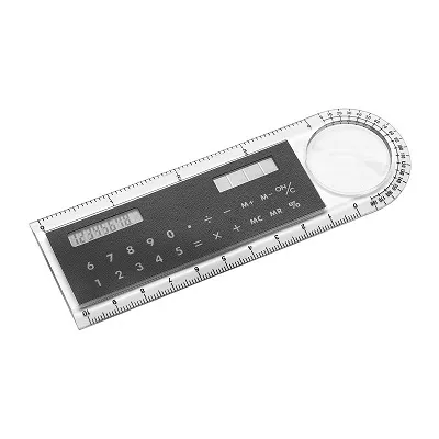 Platte solarcalculator Pentiction met liniaal