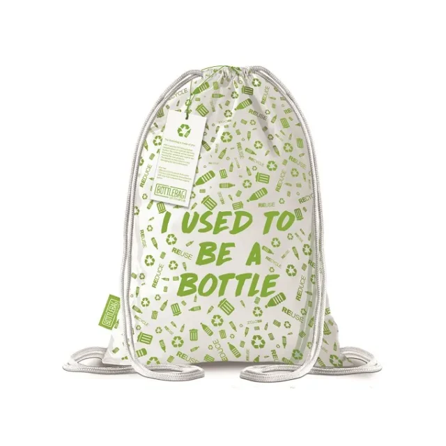 BottleBag Pack rugzak met katoenen koorden