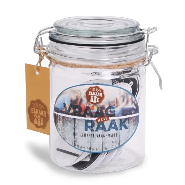 Vraag Maar Raak kaartspel met speelkaarten