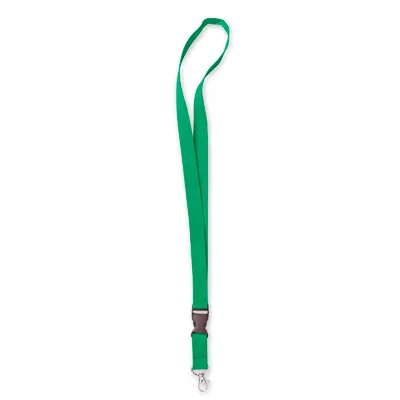 Lanyard met afneembare buckle en metalen haak