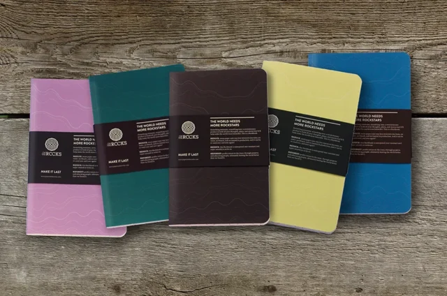 Softcover notitieboek Rock Book van steenpapier