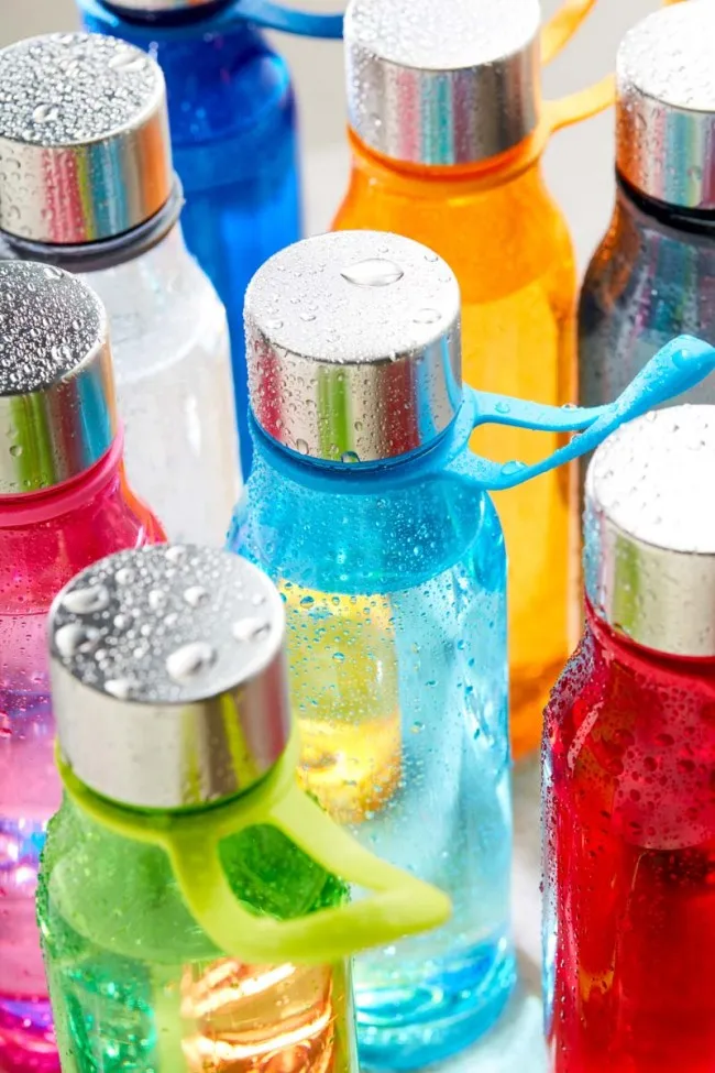 Waterfles Lean met lus aan het deksel
