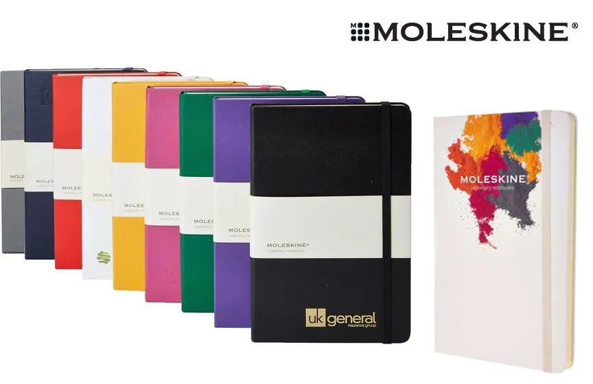 Moleskine Classic notitieboek met harde kaft en elastieken sluiting