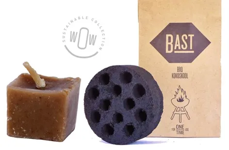 Bast Kokos BBQ set in geschenkdoos