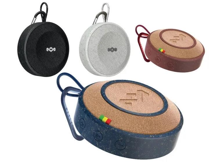 Grijze House of Marley No Bounds Bluetooth speaker met haak