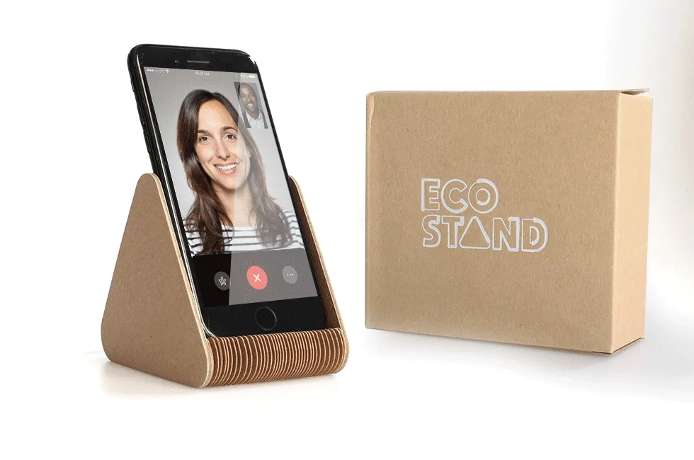 Opvouwbare Ecostand voor smartphone