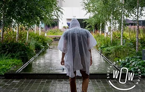 Poncho van maïszetmeel in polybag