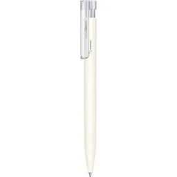 Balpen met matte biobased houder en transparante clip