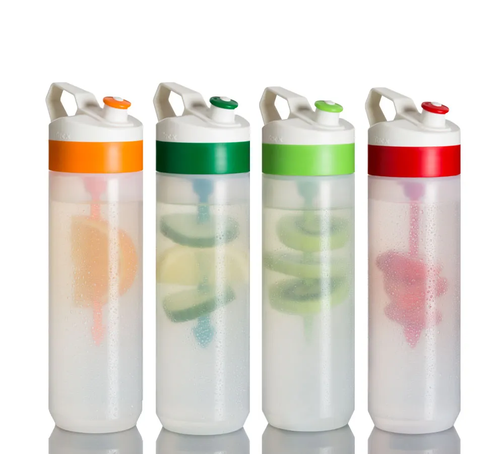 Transparante bidon met fruit fusion stick
