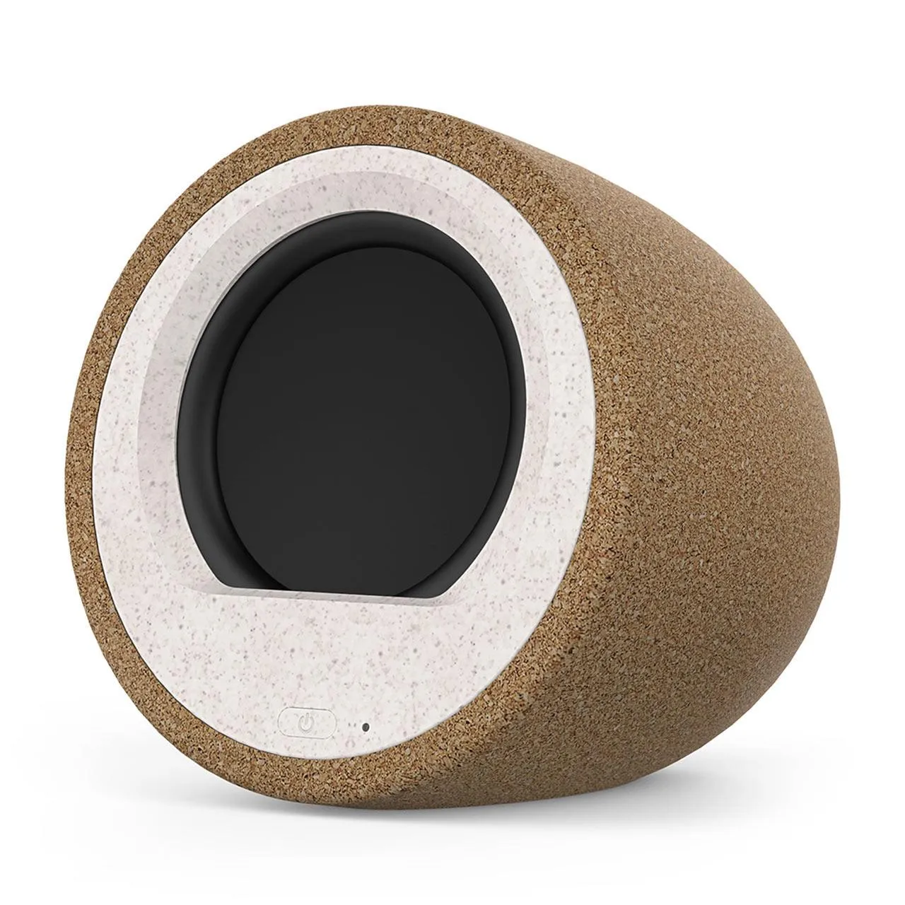 Witte speaker met kurk
