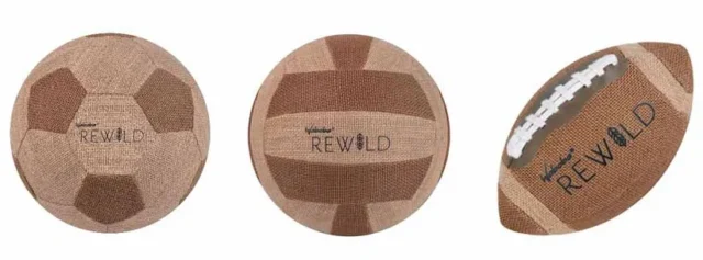 Waboba ballen van jute en natuurlijk rubber
