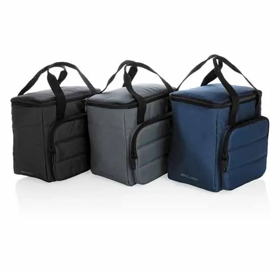 Koeltas van gerecycled polyester met voorvak