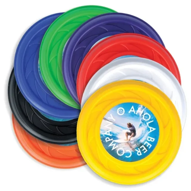 Ronde frisbee van gerecycled plastic