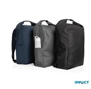 Rolltop rugzak van gerecycled RPET