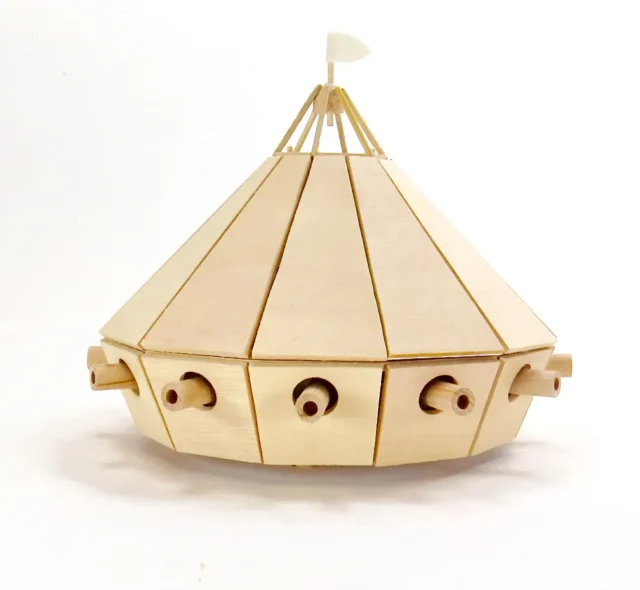 Bouwpakket van de gepantserde tank van Da Vinci