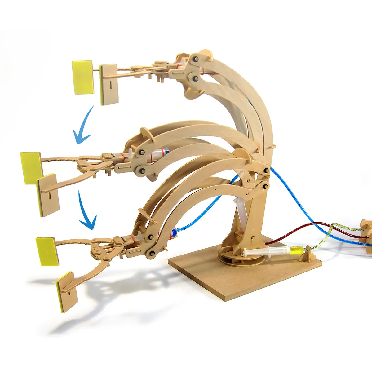 Bouwpakket van een hydraulische robotarm