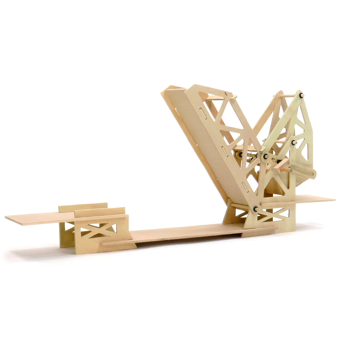 Bouwpakket van een vakwerkbrug