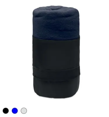 Fleece reisdeken in hoes