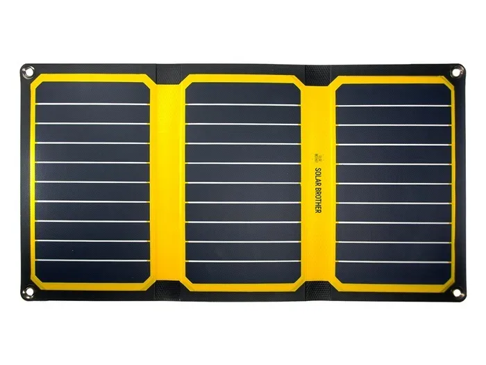 Opvouwbaar zonnepaneel met oplaadkabel