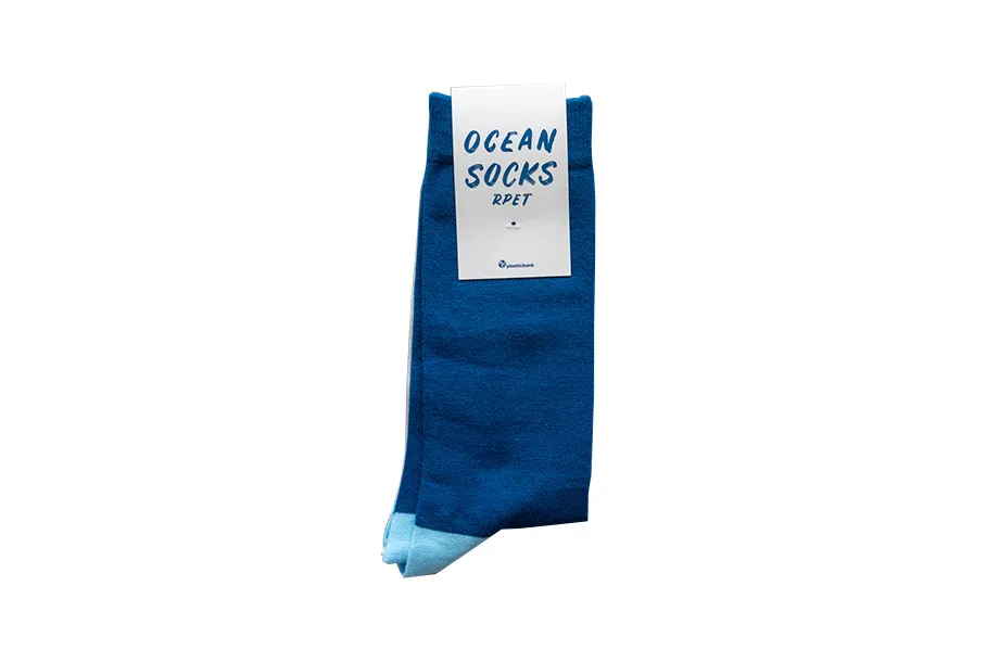 Paar Ocean Socks van Ocean Bound Plastic