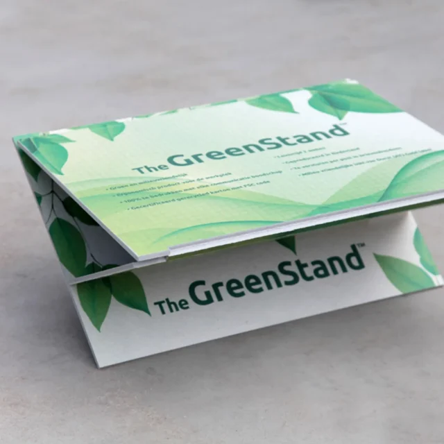 Laptopstandaard van gerecycled karton