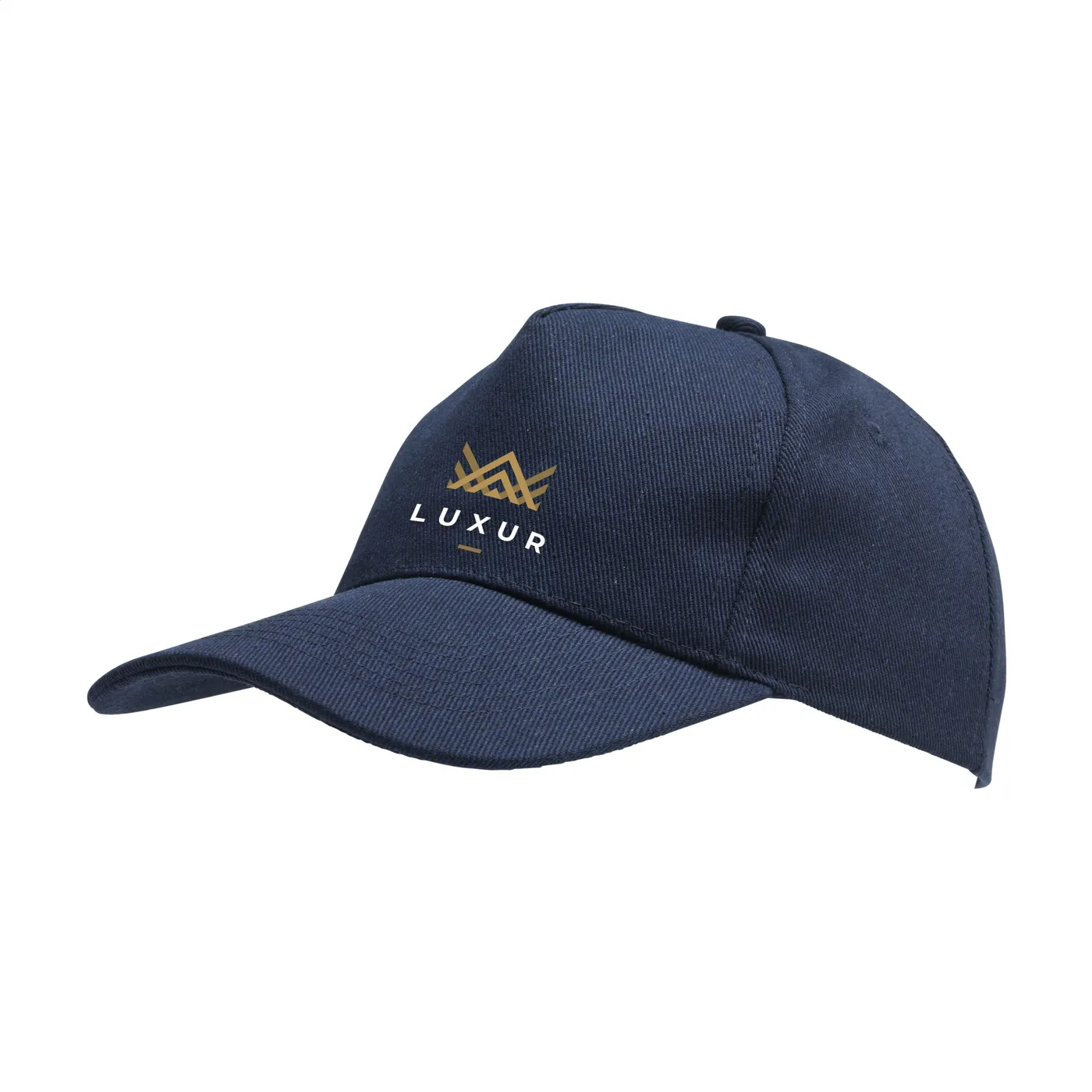 Cap met gebogen klep en clipsluiting