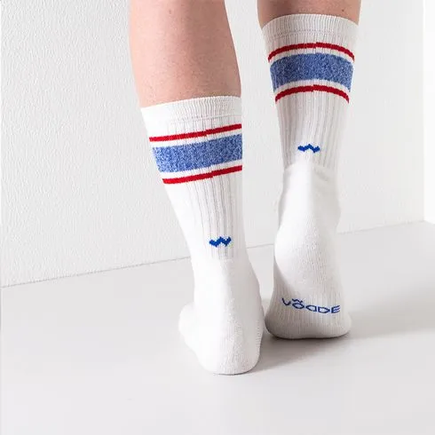 Paar sportsokken met label