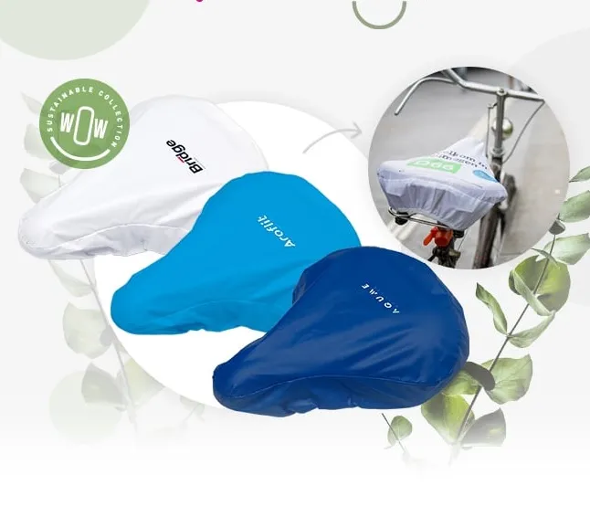 Fietszadelhoes van gerecycled PVC