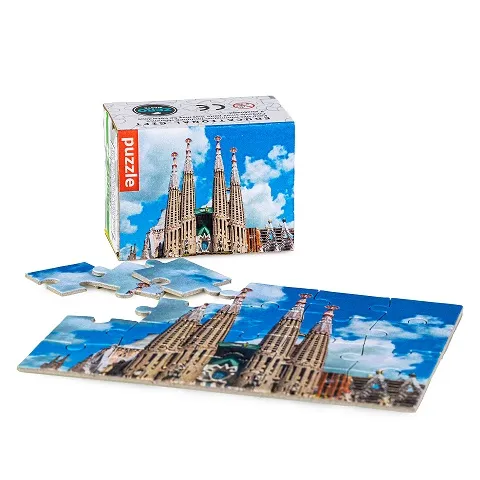 Medium puzzeldoos van gerecycled karton