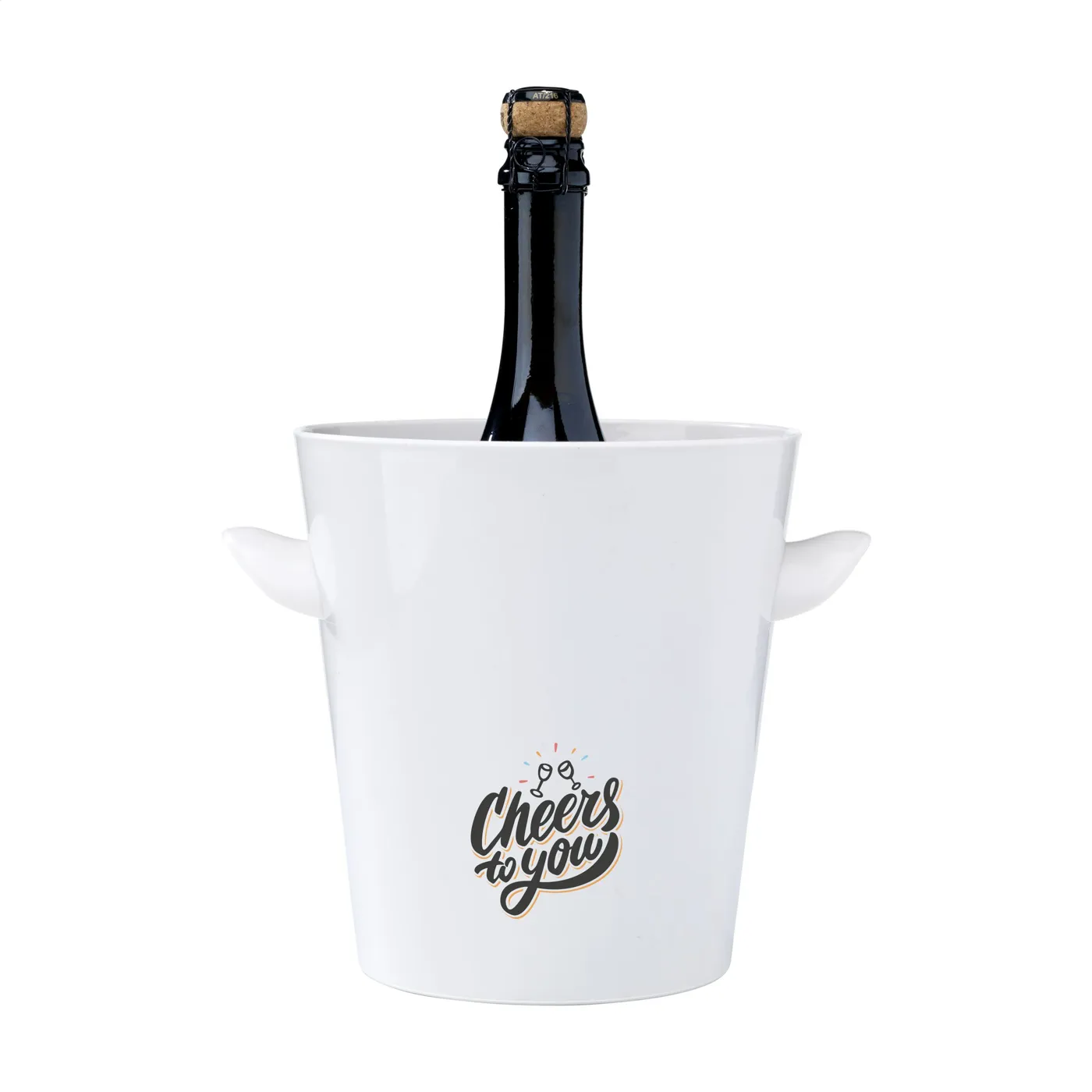 Champagnekoeler van Ocean Bound Plastic